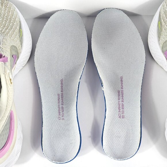 Nike React Infinity Run Flyknit 3 Womens 6.5 White Pink Running Shoes DZ3016-100 - Picture 15 of 16